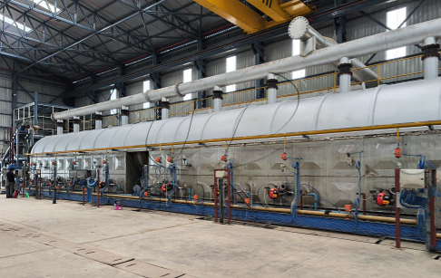 Installation d'une pyrolyse de caoutchouc entièrement continue de 50 T/J en Inde