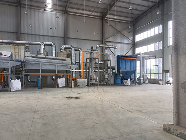 Machine de recyclage de batteries au lithium