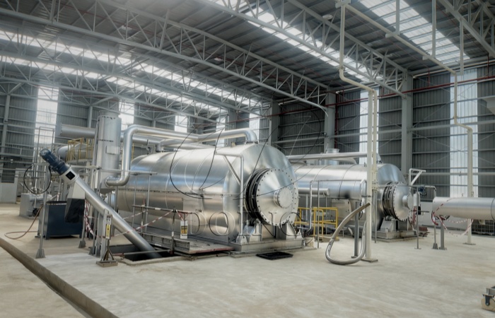 Usine de pyrolyse des boues pétrolières DOING