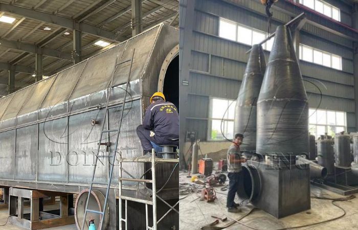 Machine de pyrolyse pour la production de biochar