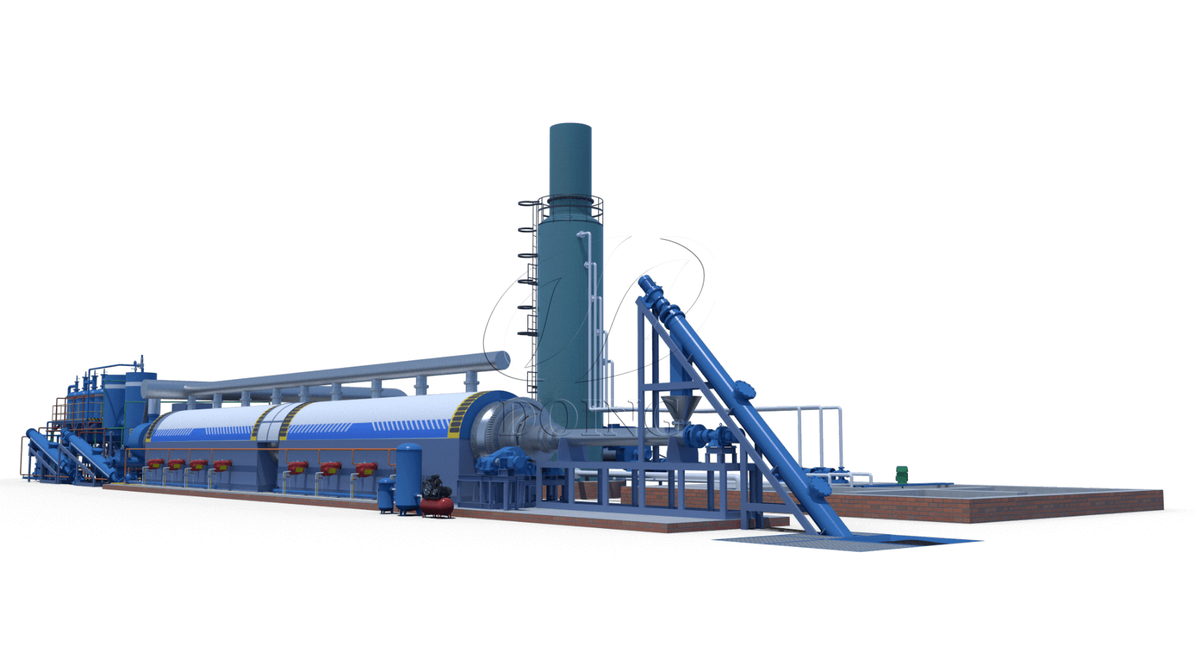 Fully continuous refining equipment