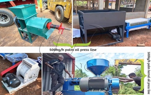 Projet de machines d'extraction d'huile de palme et d'huile de palmiste de 500 kg/h au Ghana