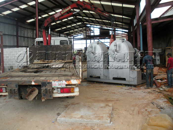 Installation de tamis centrifuge