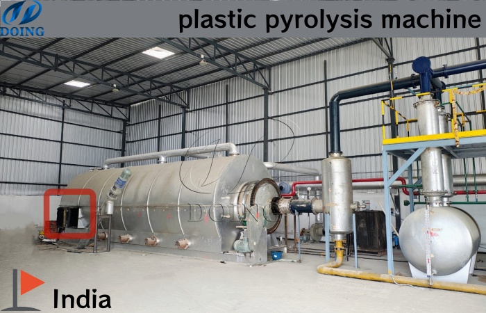 Usine de pyrolyse de déchets de granulés plastiques