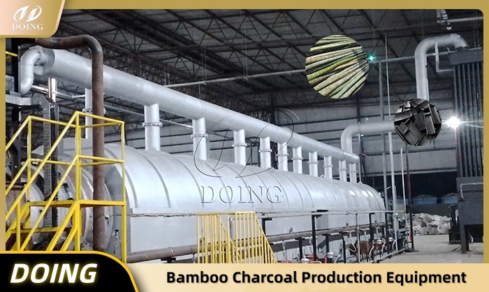 Équipement de production de charbon de bambou