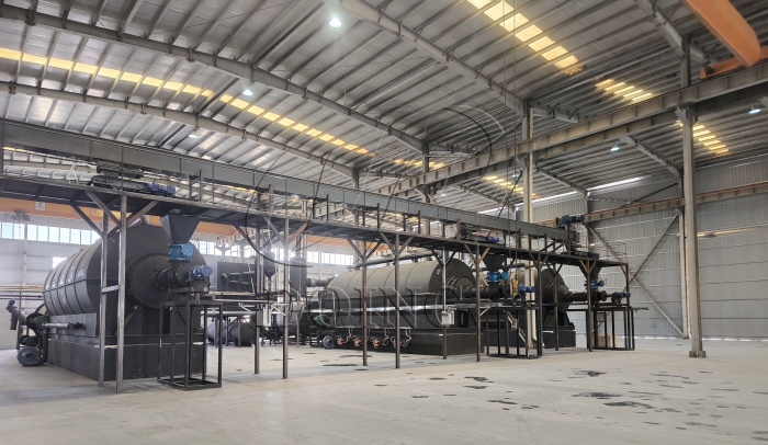 Usine de pyrolyse de pneus DOING