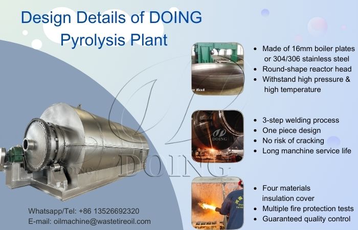 Usine de pyrolyse de déchets DOING