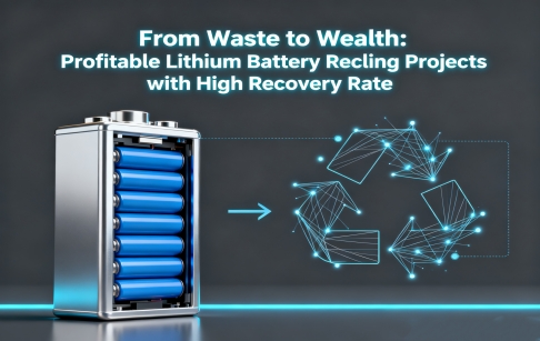 Transformer les déchets en richesse : des projets rentables de recyclage de batteries au lithium avec un taux de récupération élevé